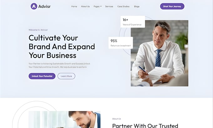 develop fintech website business loan bookkeeping financial accounting website