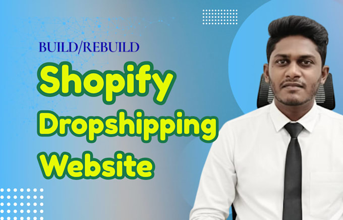 create shopify website, dropshipping website, shopify peptide website