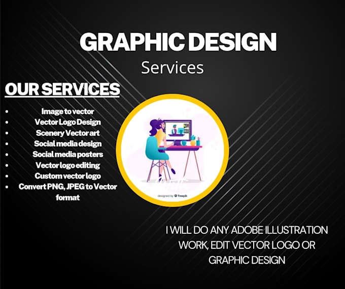 create social media design, vector logo design in adobe illustrator