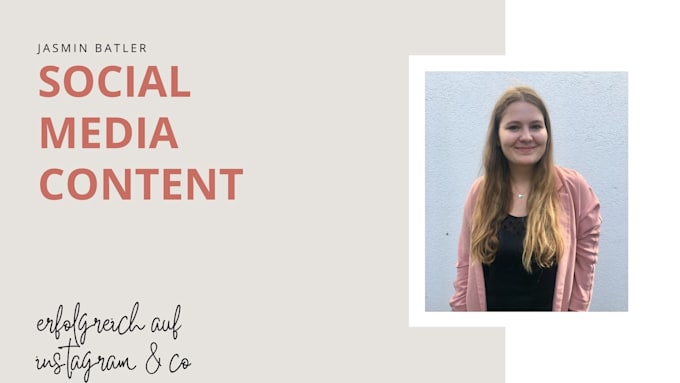 be your creative social media content creator