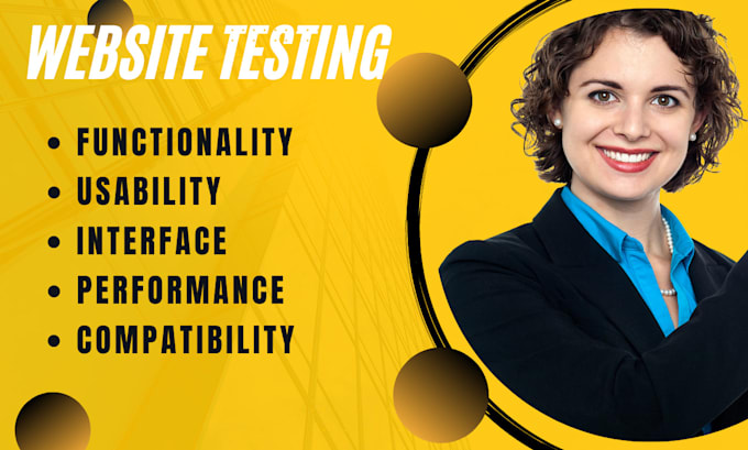 professional quality assurance and user testing for website or app