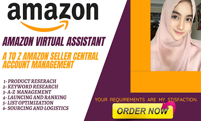 Be your expert amazon fba virtual assistant by Amna_ecomexpert | Fiverr