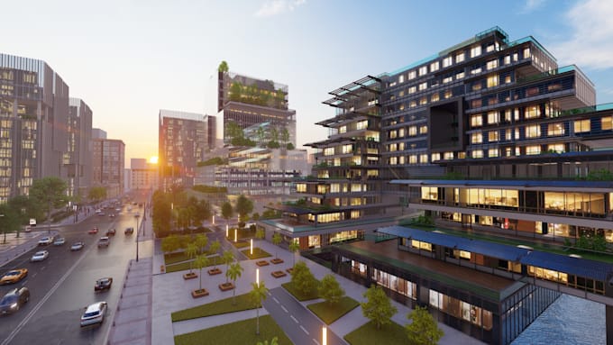 do real estate, building video and 3d animation