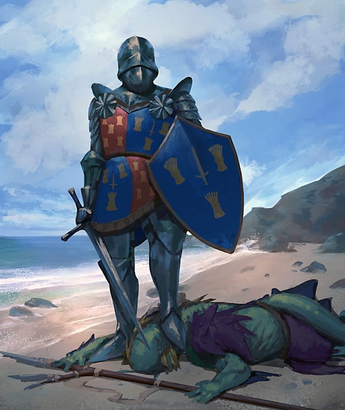 Make dnd character art and dnd character art by Naulpecker Fiverr