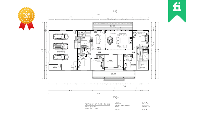Full set of architectural clearance plans