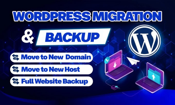move, migration, transfer or backup on your wordpress site
