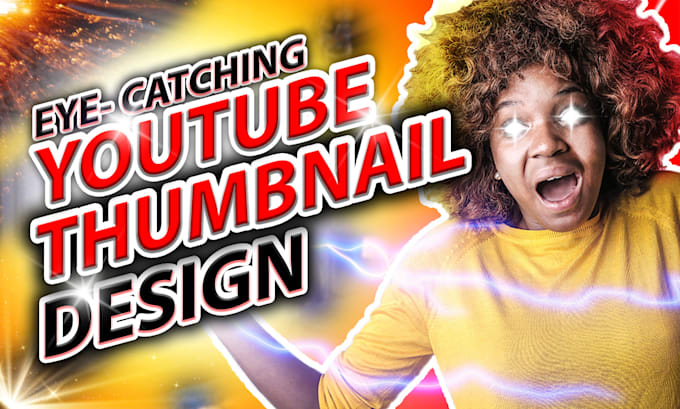 design an eye catching youtube thumbnail