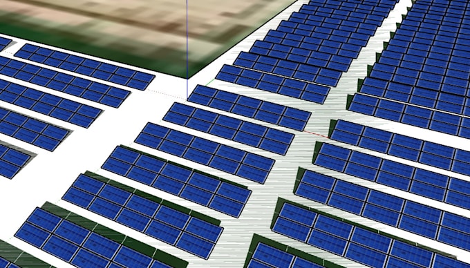 Use sketchup for solar panel placement and shadow analysis by ...