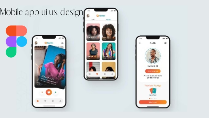 Create mobile app ui ux design in figma by Ossaibusiness | Fiverr