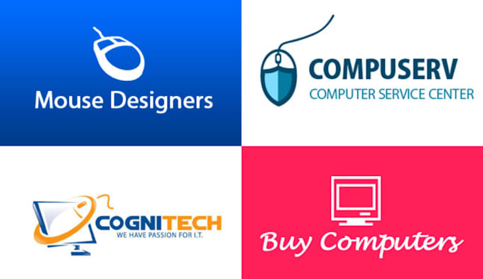 design creative computer logo for you in just 1 day