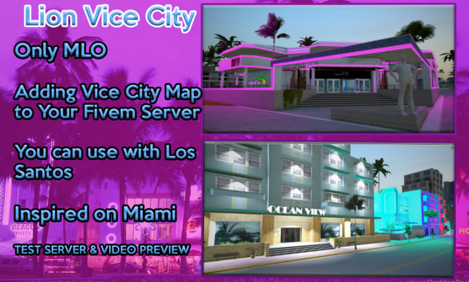 Add vice city map to your fivem server by Lionistaken
