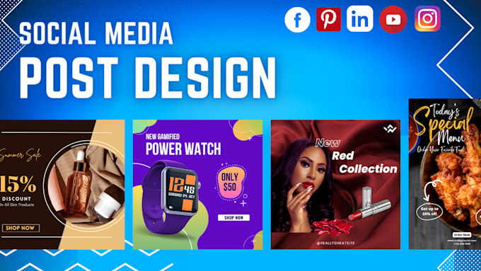 design eye catchy social media posts and ad creatives