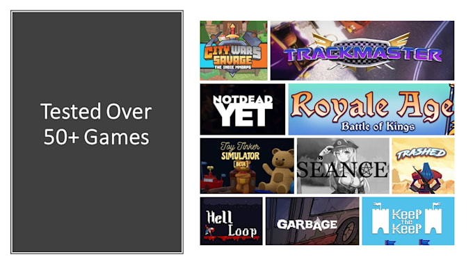 test your android or ios game and give you feedback