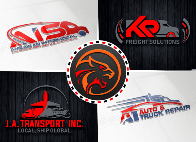 Creative for logistics transport and trucking cargo logo by Iman07h ...