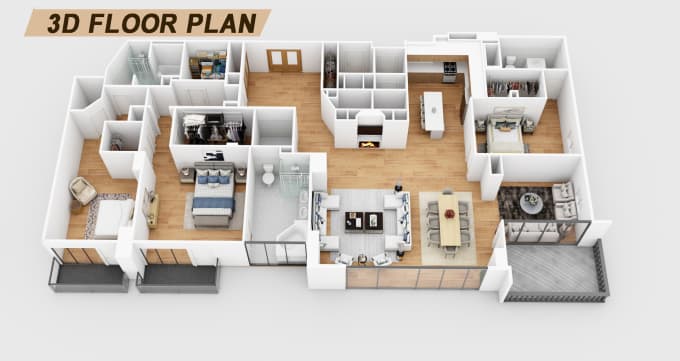 Create A Perfect 3d Virtual Floor Plan By Rishabhmaurya75 Fiverr Create A Perfect 3d Virtual Floor Plan 2698