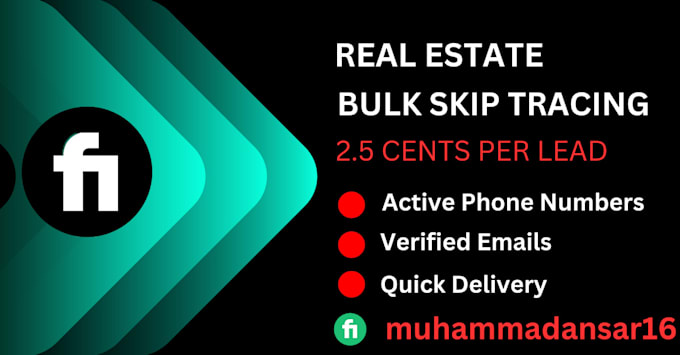 do real estate bulk skip tracing