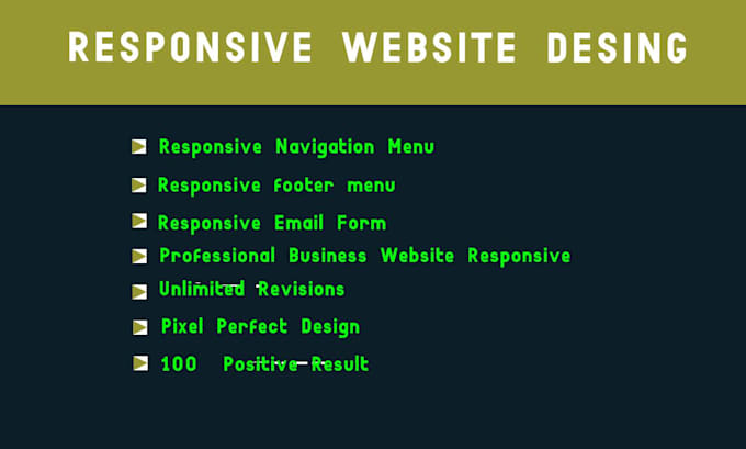 make responsive any webpage pixel perfect UI UX