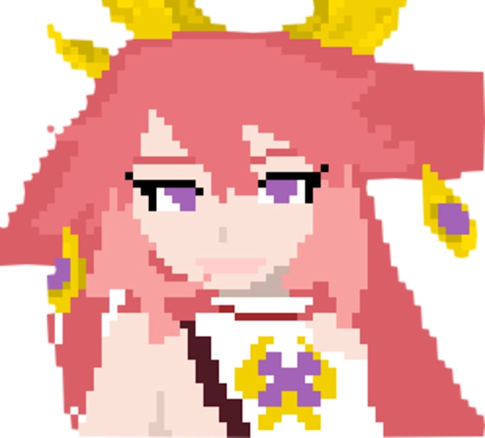 Draw your waifu in pixel art by Cosmic_99 | Fiverr