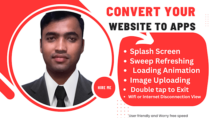 convert your website to apps in 1 hours