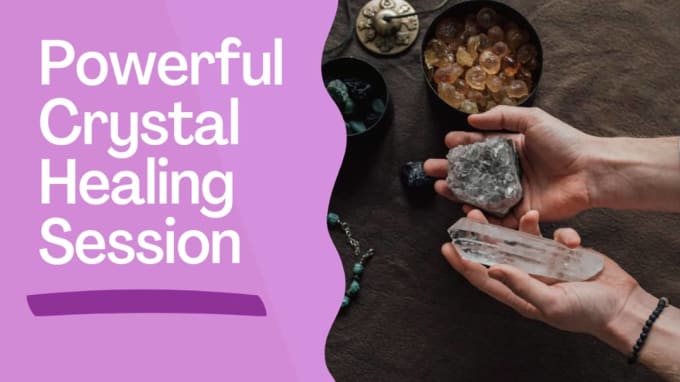 send powerful crystal healing energy