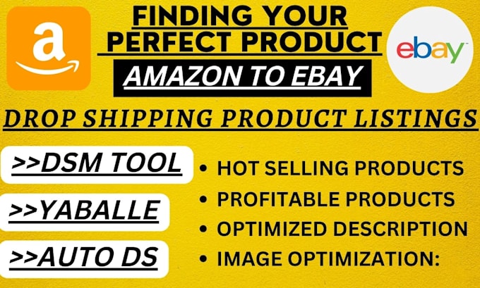 the drop shipping from amazon to ebay