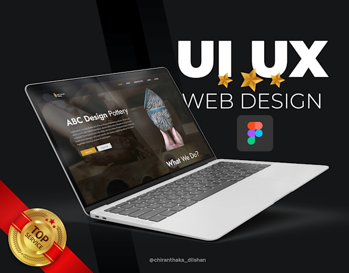 Create modern ui ux designs for your website by Chiranthakadils | Fiverr