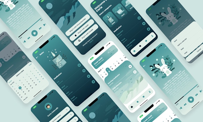Do ux ui design for your website design or mobile app design by Dagetsi ...