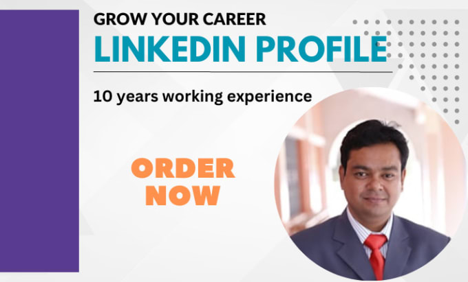 create professionally linkedin profile for you