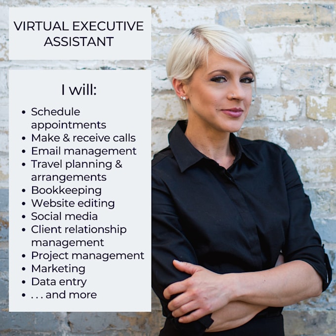 Be your executive virtual assistant by Lauradistin Fiverr