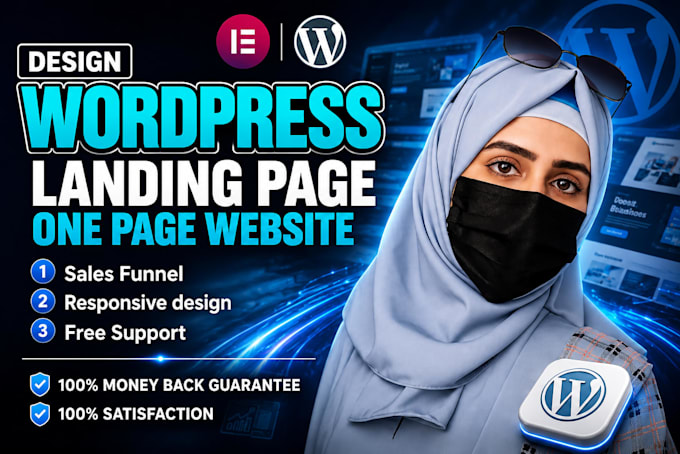 design high converting wordpress landing page