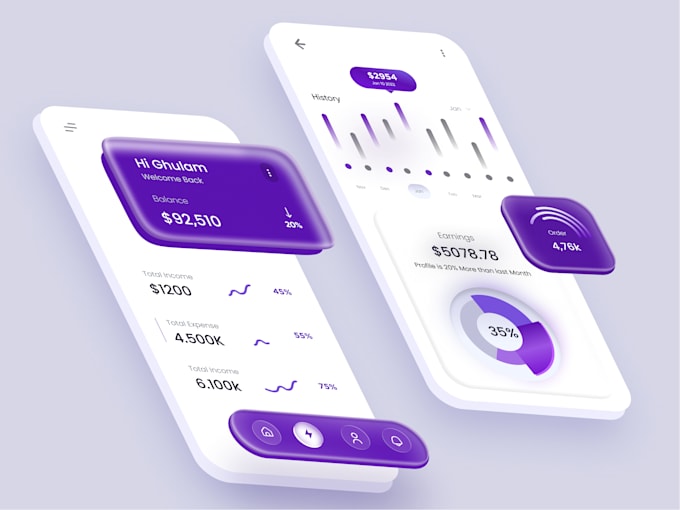 make a professional android  ios mobile app in react native