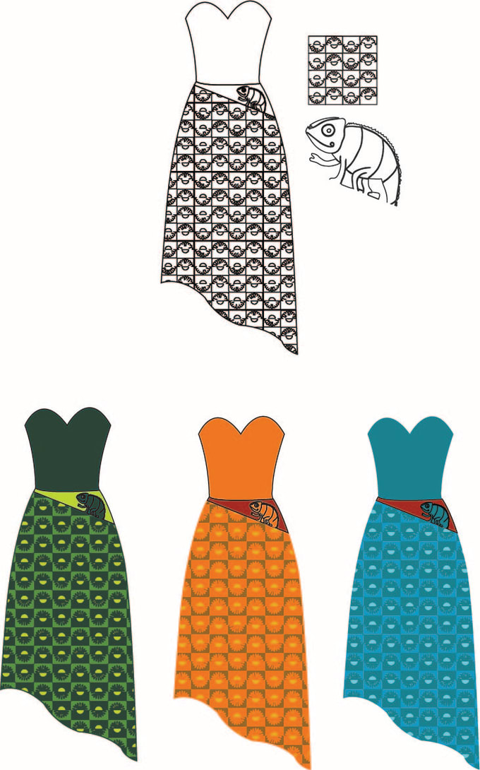 Corel draw shop fashion illustration