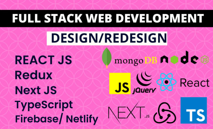 Be full stack web developer using react js,next js, javascript, redux ...