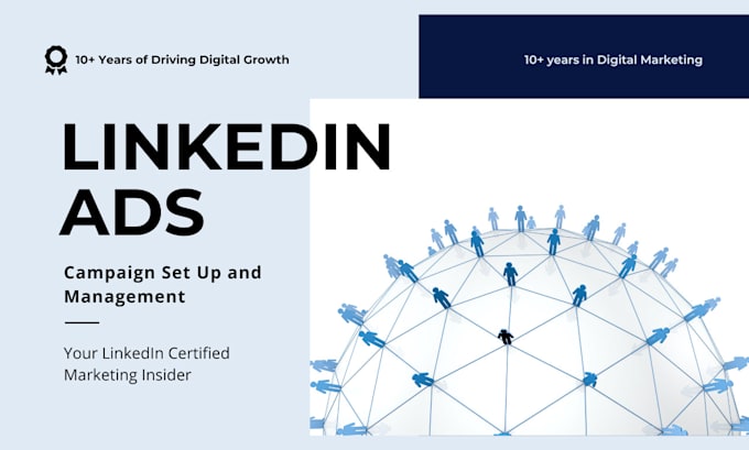 set up and managed your linkedin ads