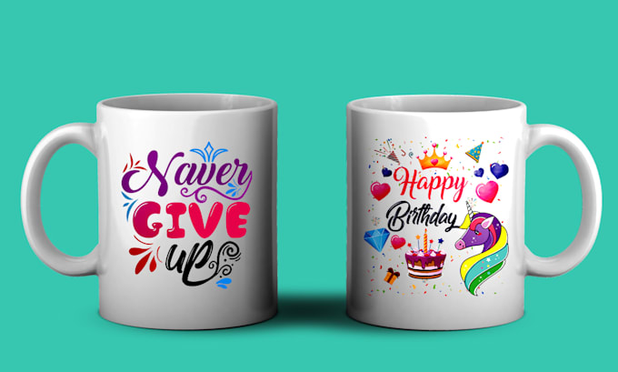 create a custom coffee mug design in 4 hours