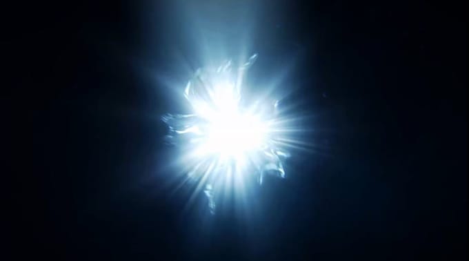make realistic water logo opener animation