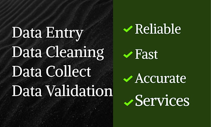 do reliable data cleaning, organizing, merging, splitting and formatting