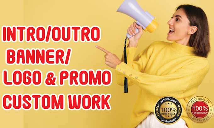 do youtube intro video, outro or promo video