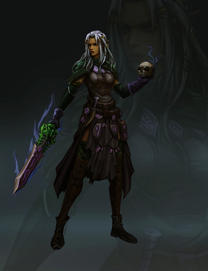 Draw dnd character art and dnd character art by Athacanah Fiverr