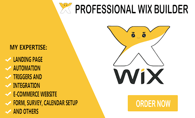 design wix website, landing page, and wix ecommerce store