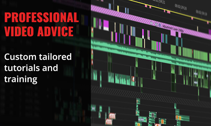 provide professional 1 on 1 lessons on video editing