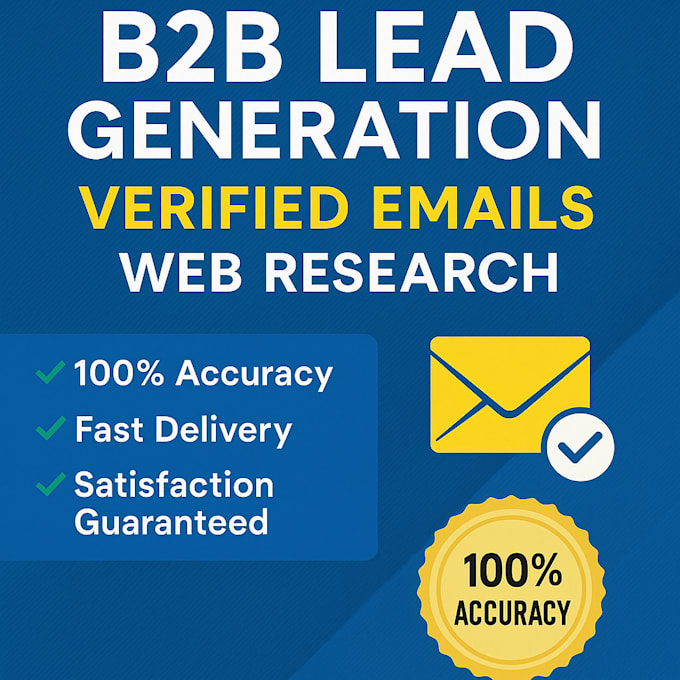 do bulk b2b lead generation with verified business emails