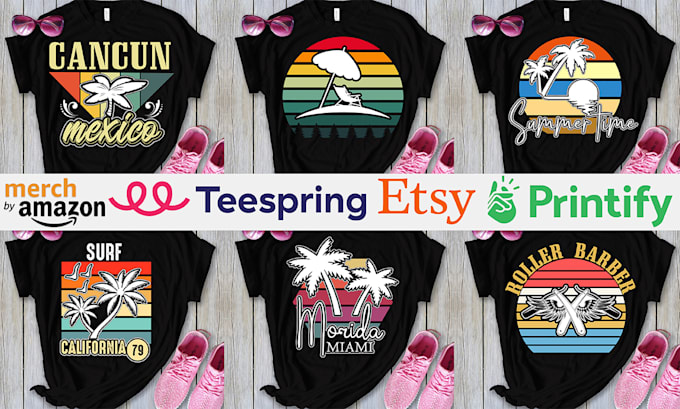 do custom retro vintage tshirt design other cartoon logo design