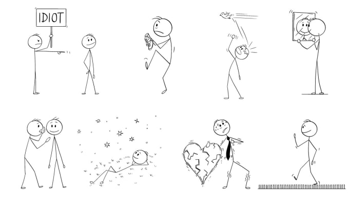 Design stickfigure clipart and doodle art of stickman by Sn0w_white ...
