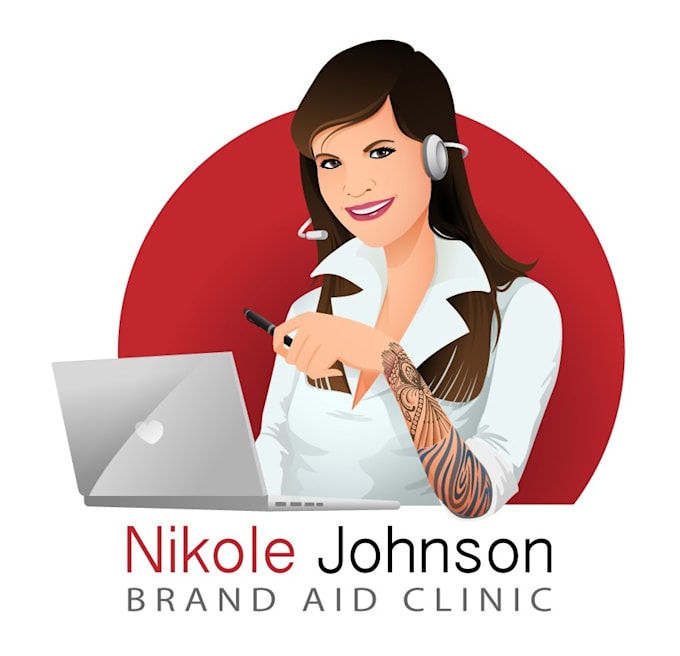 do make an modern caricature logo design