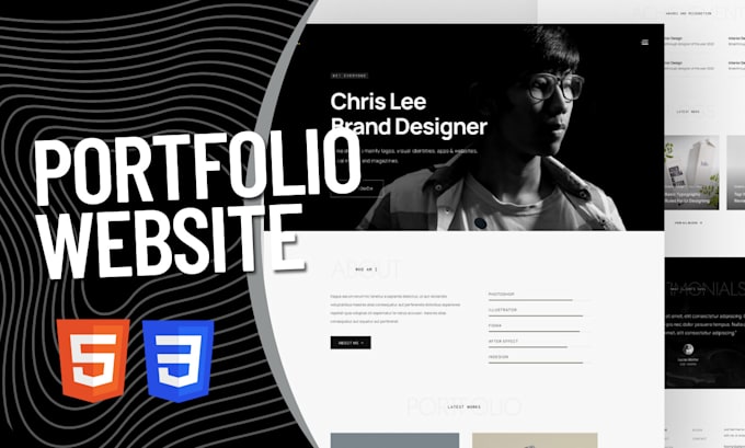 Build a unique personal portfolio website by Emircancakmak | Fiverr