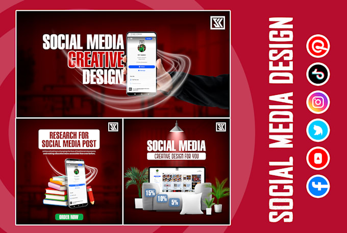 Design social media post creative by Sksabbir4 | Fiverr