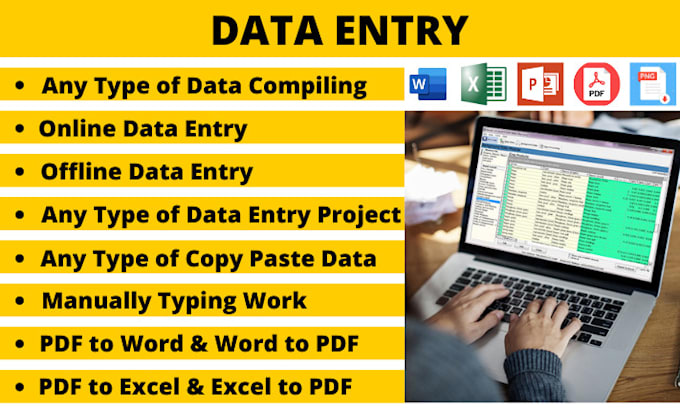 Do Data Entry Excel Scraping Typing Copy Paste Work By Siam033 Fiverr 9835