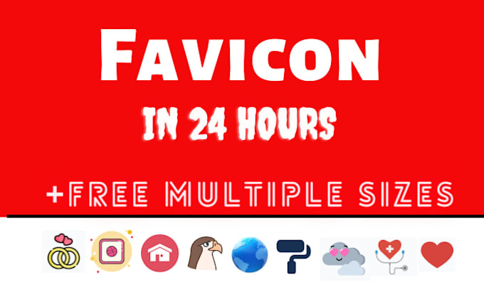 design a professional favicon icon for web, ios and android in all sizes