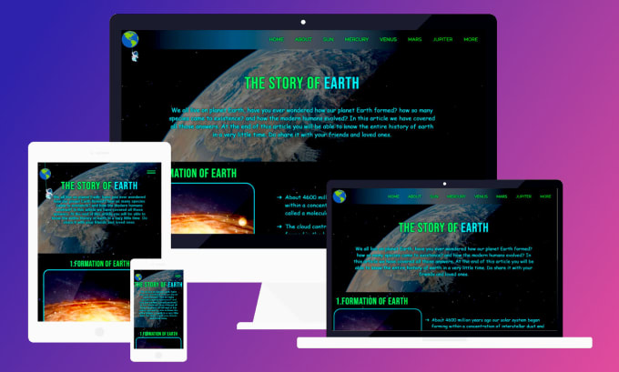 Create a custom and awesome static website using html css and ...